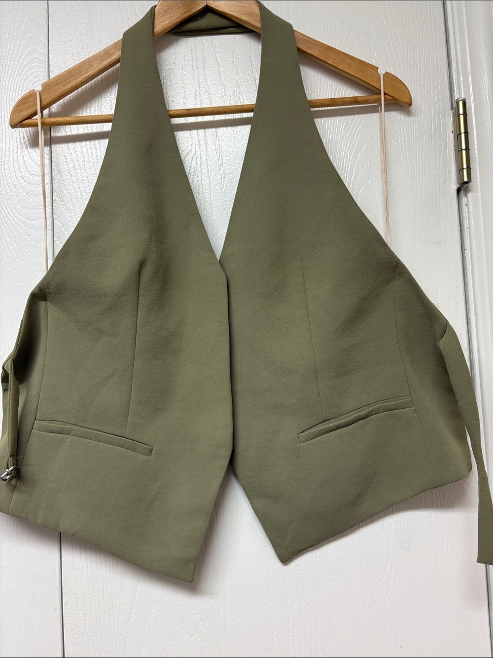 Wilfred  Olive Green Halter Vest size 4